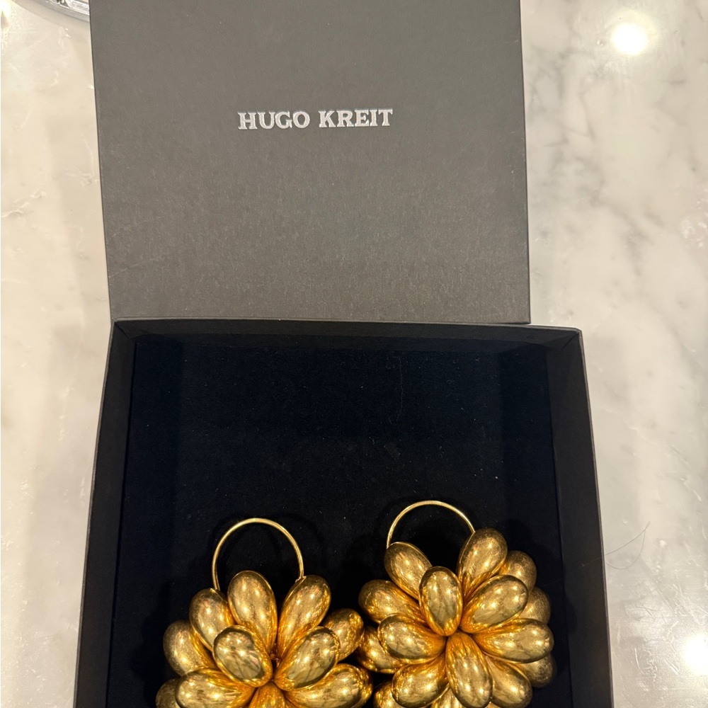 Gold Blossom Earrings
